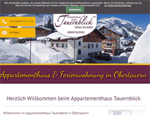 Tablet Screenshot of ferienwohnung-obertauern.com
